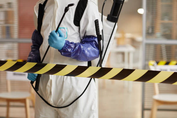 Professional Biohazard Cleanup technician working in San Dimas, CA